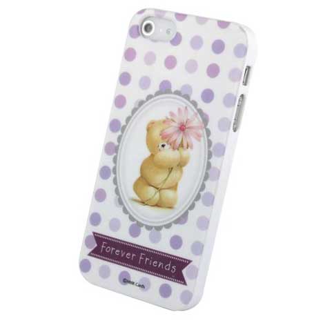 Forever Friends Purple Polka iPhone 5/5S Gel Case